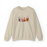 Winnie the Pooh Christmas Cups Unisex Crewneck Sweatshirt